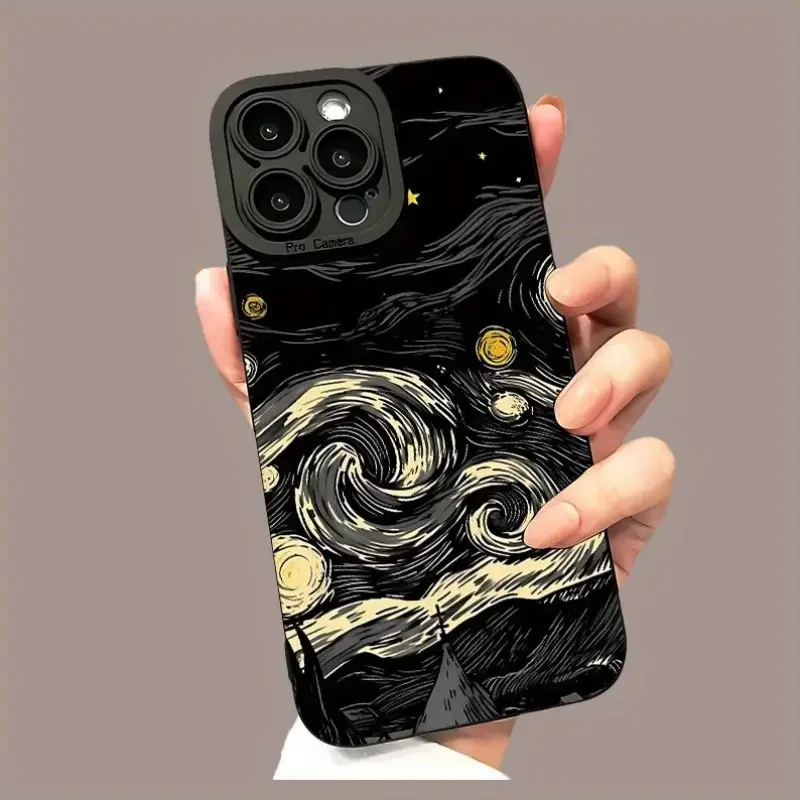 Fashion Moon Phone Case For iPhone 16 14 15 13 12 11 Pro Max X XR XS 7 8 15 16 SE 2020 Shockproof Silicone Soft TPU Cover Funda
Fashion Moon Phone Case For iPhone 16 14 15 13 12 11 Pro Max X XR XS 7 8 15 16 SE 2020 Shockproof Silicone Soft TPU Cover Funda