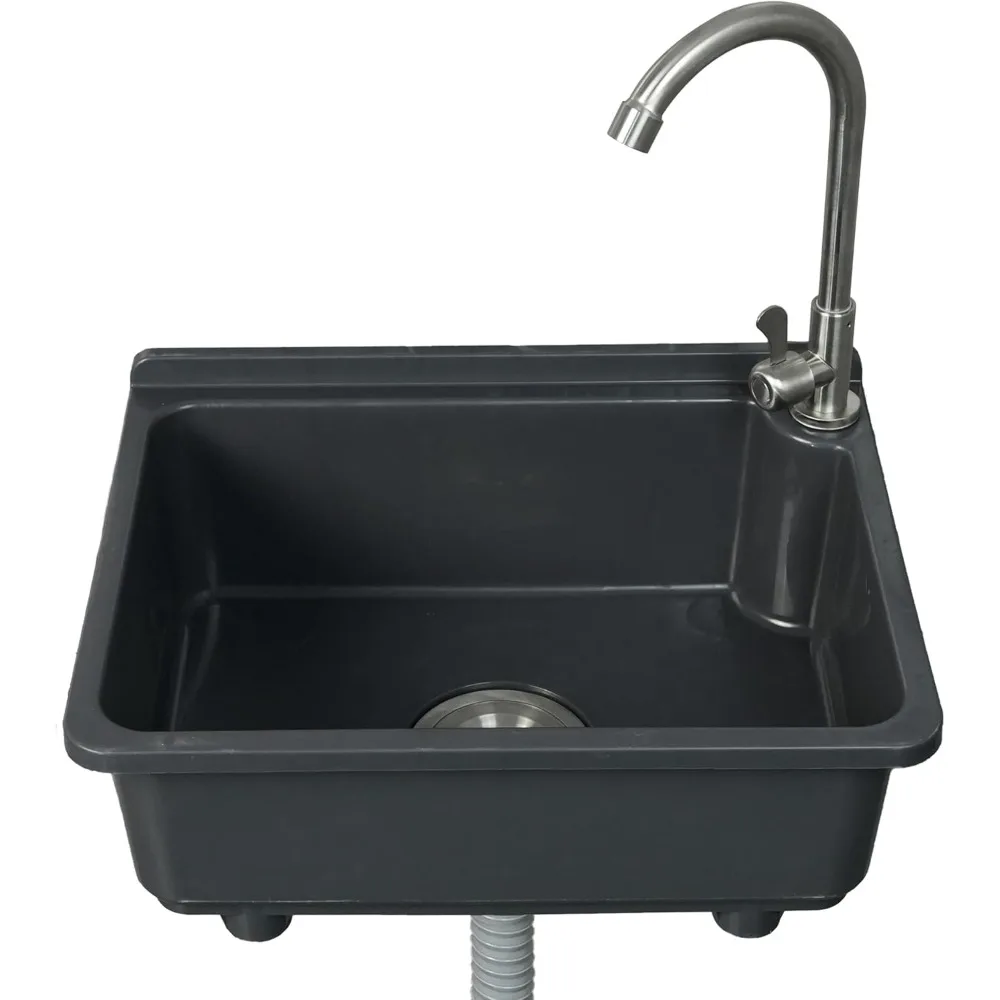 Wall Mount Single Bowl Utility Sink 16x12 Inch with Faucet Hole for Kitchen RV Laundry Bathroom
Wall Mount Single Bowl Utility Sink 16x12 Inch with Faucet Hole for Kitchen RV Laundry Bathroom