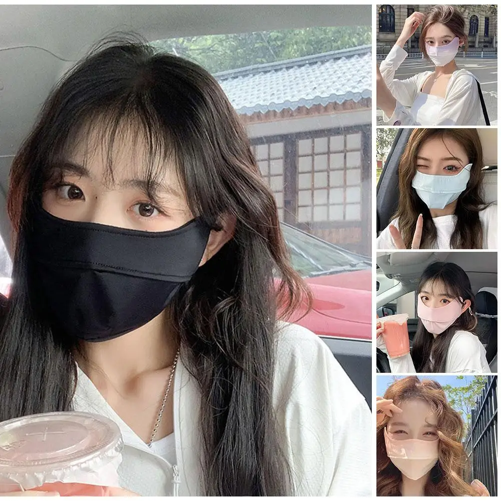 New Ice Silk Mask Sunshade Three-Dimensional Eye Protection UV Protection Mask Light Breathable Riding Women Half Face Cover
New Ice Silk Mask Sunshade Three-Dimensional Eye Protection UV Protection Mask Light Breathable Riding Women Half Face Cover