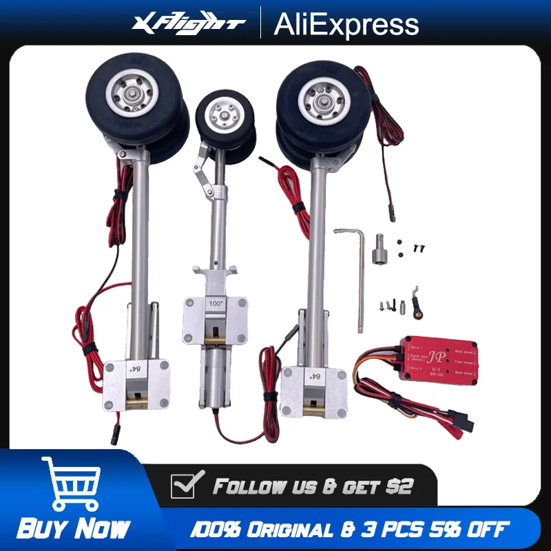 XAERO ER120 Custom Landing Gear for RC Jet,Heavy-Duty Aluminum Undercarriage with Adjustable Height, 1/5-1/6 Scale Turbine Model
XAERO ER120 Custom Landing Gear for RC Jet,Heavy-Duty Aluminum Undercarriage with Adjustable Height, 1/5-1/6 Scale Turbine Model