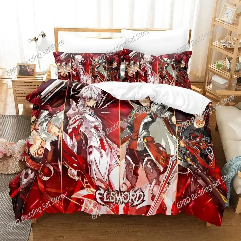 3D Print Anime Game Elsword Comfortable Duvet Quilt Cover Pillowcase Bedding Set Children Bedroom Decoration Home Textile
3D Print Anime Game Elsword Comfortable Duvet Quilt Cover Pillowcase Bedding Set Children Bedroom Decoration Home Textile