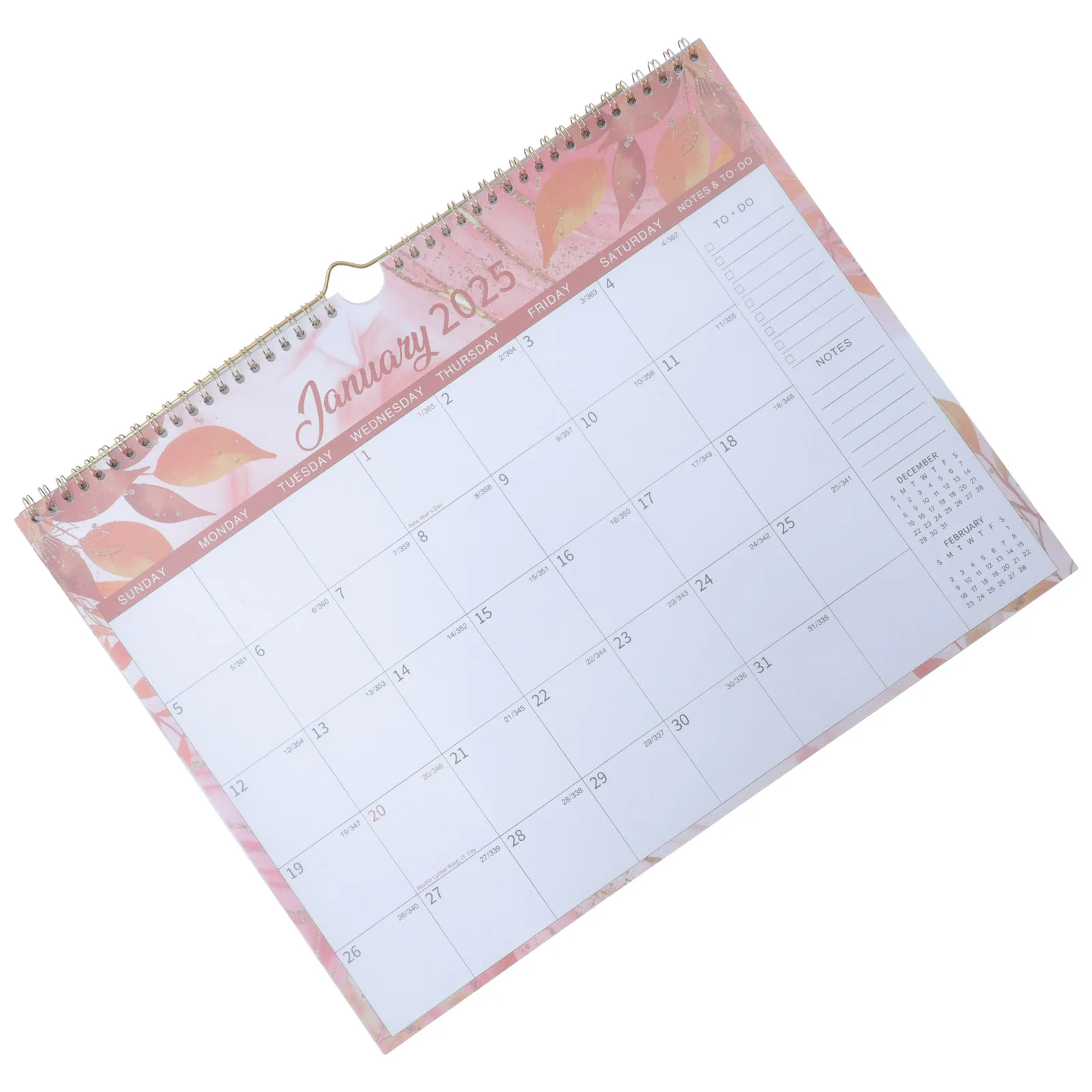Floral Vertical Wall Calendar Spiral Bound Large Format Office Calendar with Chic Minimalist Design Date Memo and Event
Floral Vertical Wall Calendar Spiral Bound Large Format Office Calendar with Chic Minimalist Design Date Memo and Event