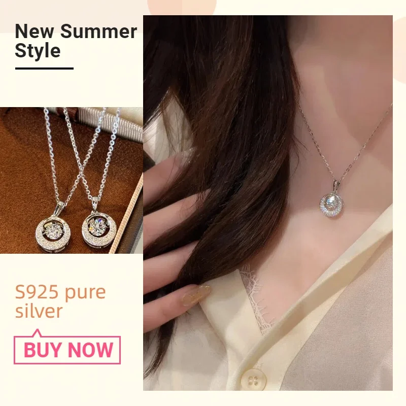 Pure silver S925 round pendant necklace with a hollow design. This simple necklace is suitable for office ladies to wear.
Pure silver S925 round pendant necklace with a hollow design. This simple necklace is suitable for office ladies to wear.