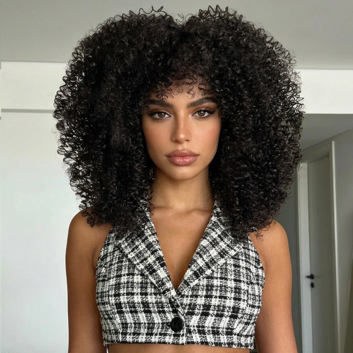 Curly Wigs for Women Short Curly Wigs for Synthetic Hair Hair with Wig Caps Suitable Party Christmas
Curly Wigs for Women Short Curly Wigs for Synthetic Hair Hair with Wig Caps Suitable Party Christmas