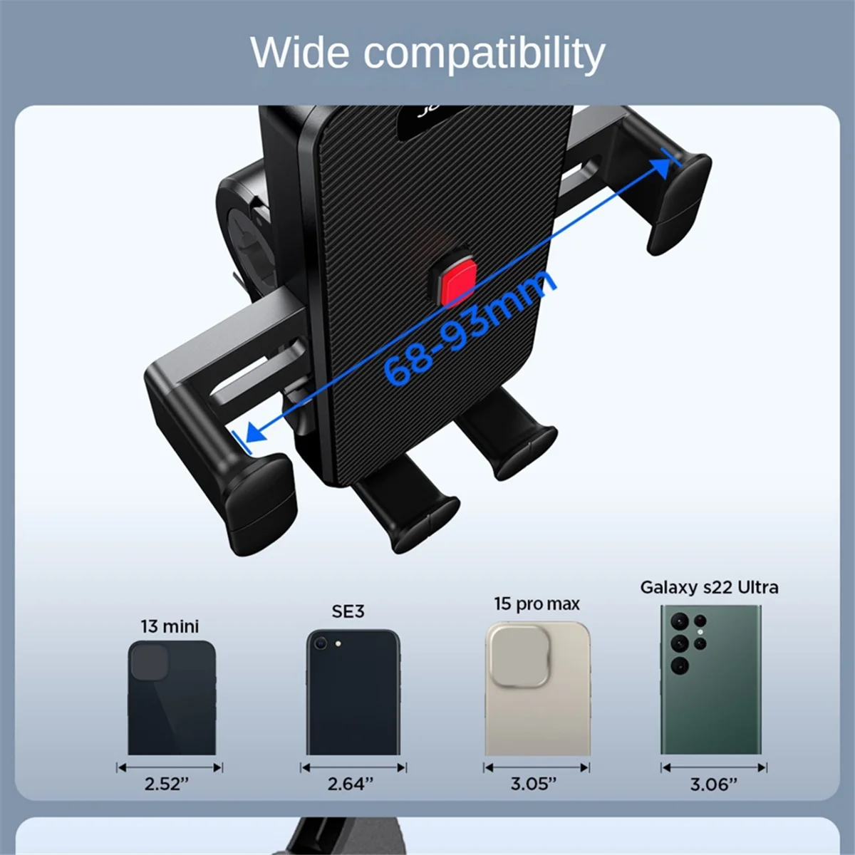 M86K Bicycle Mount Handlebar Bracket for Outdoor Bicycle Cell Phone Navigation Universal One-Handed Operation Bracket
M86K Bicycle Mount Handlebar Bracket for Outdoor Bicycle Cell Phone Navigation Universal One-Handed Operation Bracket