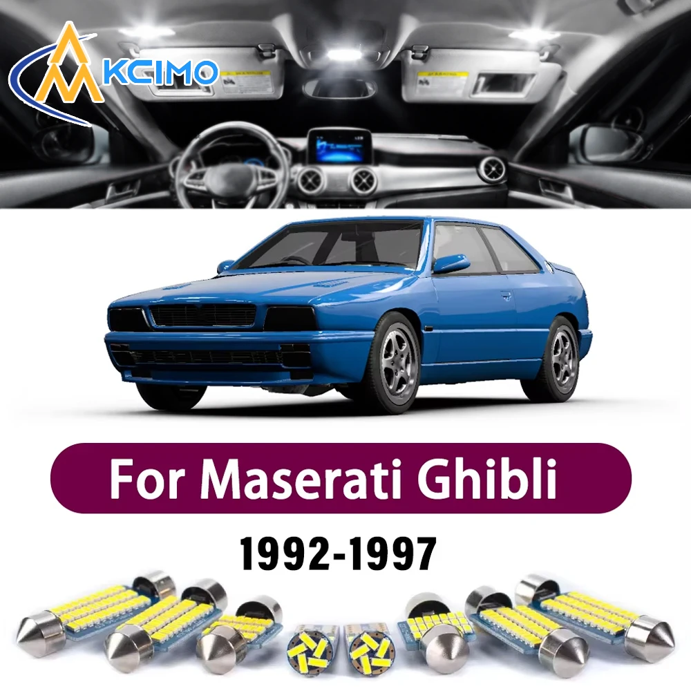 Super Bright LED Interior Lamp Kit For Maserati Ghibli 1992-1997 Error Free Canbus Door Map Trunk Reading Mirror Light Bulbs
Super Bright LED Interior Lamp Kit For Maserati Ghibli 1992-1997 Error Free Canbus Door Map Trunk Reading Mirror Light Bulbs