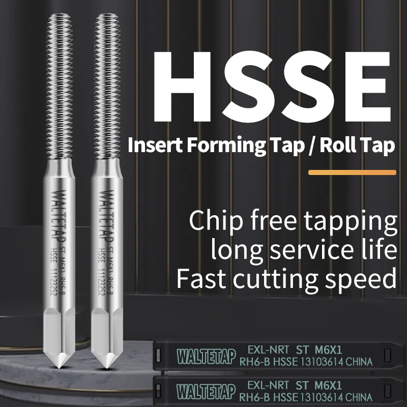 WALTETAP 1PCS HSSE-M42 Insert STI Roll Forming Tap ST M2 M2.5 M3 M4 M5 M6 M8 M10 Machine Screw Thread Taps
WALTETAP 1PCS HSSE-M42 Insert STI Roll Forming Tap ST M2 M2.5 M3 M4 M5 M6 M8 M10 Machine Screw Thread Taps