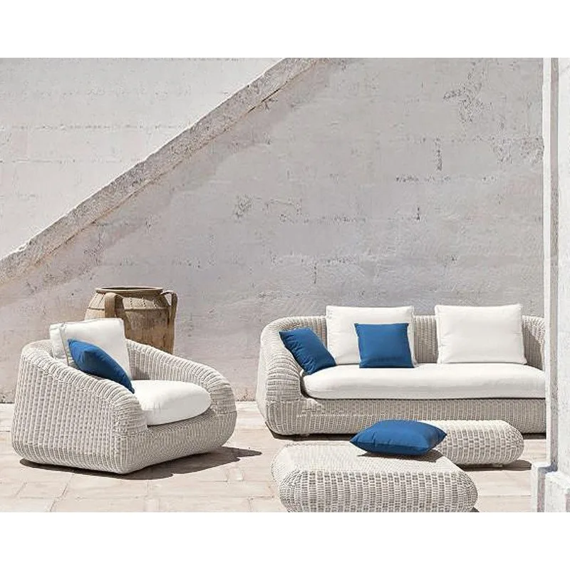 Outdoor Furniture Hotel B & B Resort Villa Garden Rattan Sofa Modern Simple Single Sofa Coffee Table
Outdoor Furniture Hotel B & B Resort Villa Garden Rattan Sofa Modern Simple Single Sofa Coffee Table