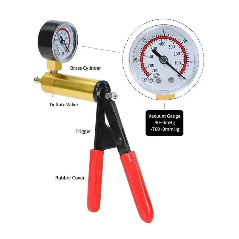 Новый ручной вакуумный насос 2 в 1, тормозная жидкость для вакуумного пистолета, комплект для тестера, портативный прочный алюминиевый вакуумметр
Новый ручной вакуумный насос 2 в 1, тормозная жидкость для вакуумного пистолета, комплект для тестера, портативный прочный алюминиевый вакуумметр