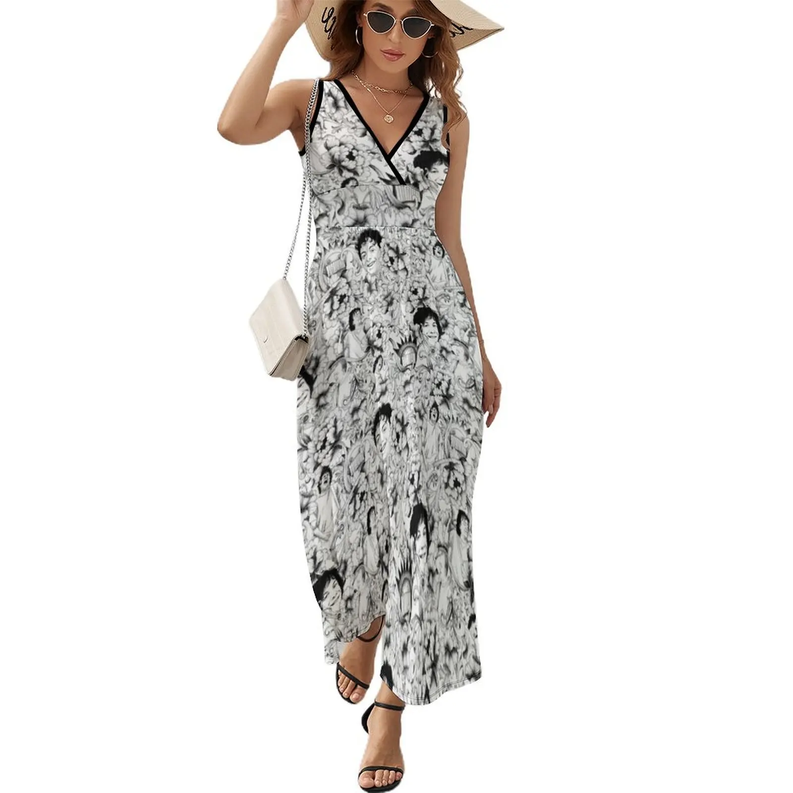 Ween baroque pattern Short-Sleeved Dress party dress women elegant luxury long dress women summer
Ween baroque pattern Short-Sleeved Dress party dress women elegant luxury long dress women summer