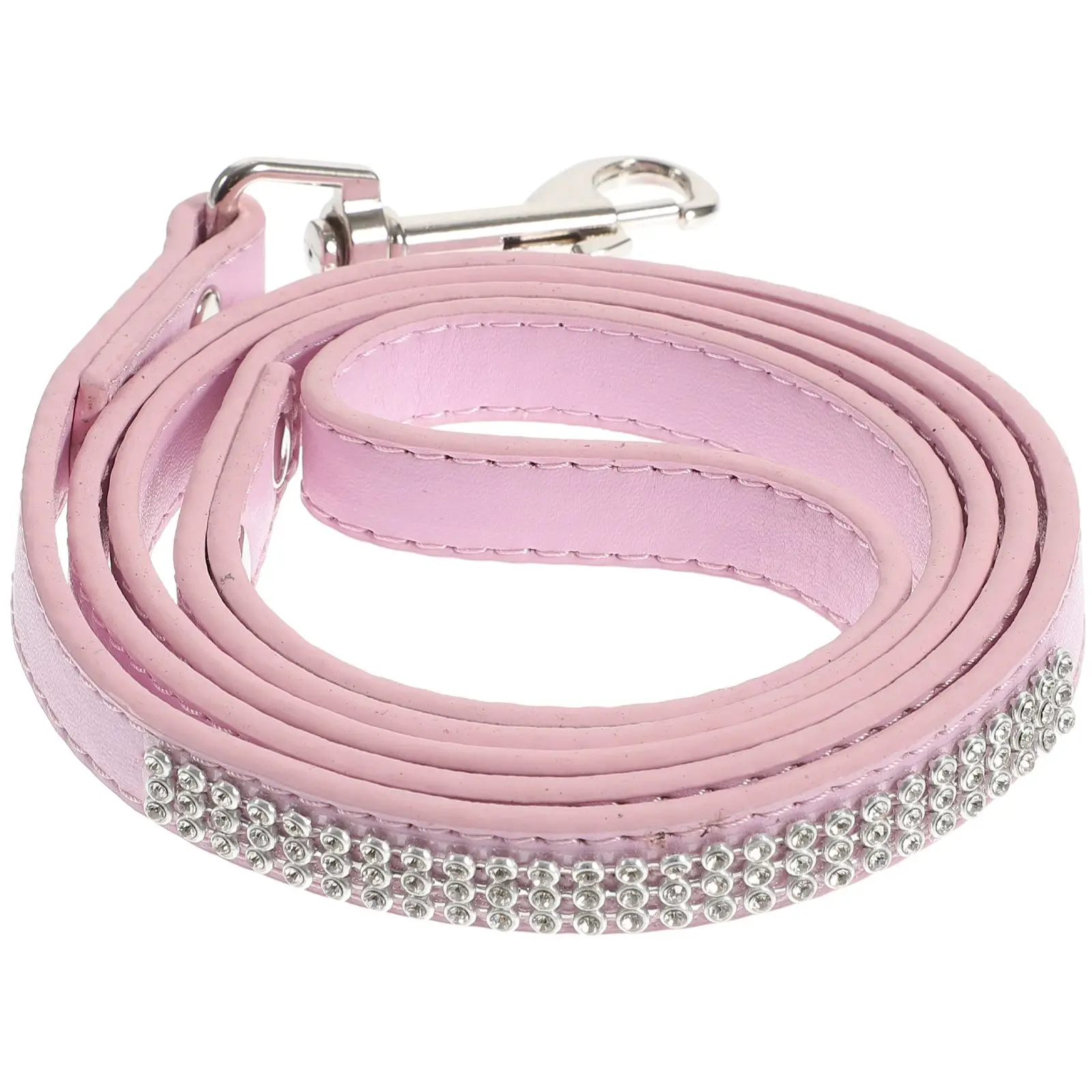 Rhinestone Dog Leash Studded Flexible Craft PU for Small Walking Jogging Hiking Training Bling Pet Supplies
Rhinestone Dog Leash Studded Flexible Craft PU for Small Walking Jogging Hiking Training Bling Pet Supplies