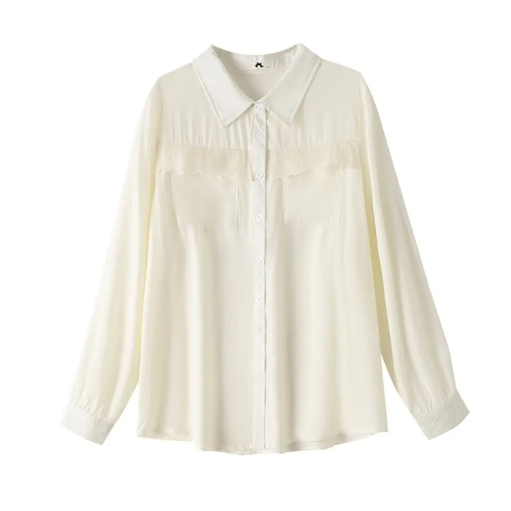 Extra Large Size Women's 150kg High-End Long-Sleeved Polo Collar Shirt Spring/Fall New Style Top for plus Size Fashion
Extra Large Size Women's 150kg High-End Long-Sleeved Polo Collar Shirt Spring/Fall New Style Top for plus Size Fashion