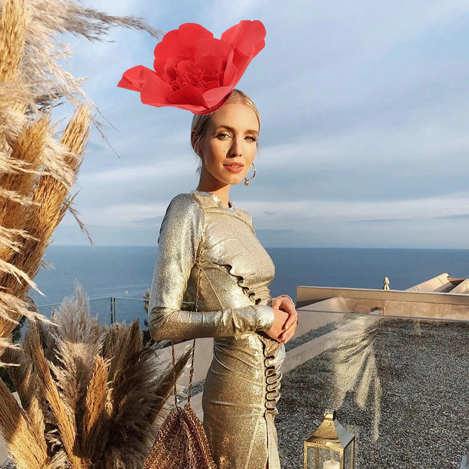 Большая цветочная повязка на голову для женщин, объемное украшение для волос с цветами, эффектный аксессуар для вечеринок, элегантный головной убор для чаепития
Большая цветочная повязка на голову для женщин, объемное украшение для волос с цветами, эффектный аксессуар для вечеринок, элегантный головной убор для чаепития