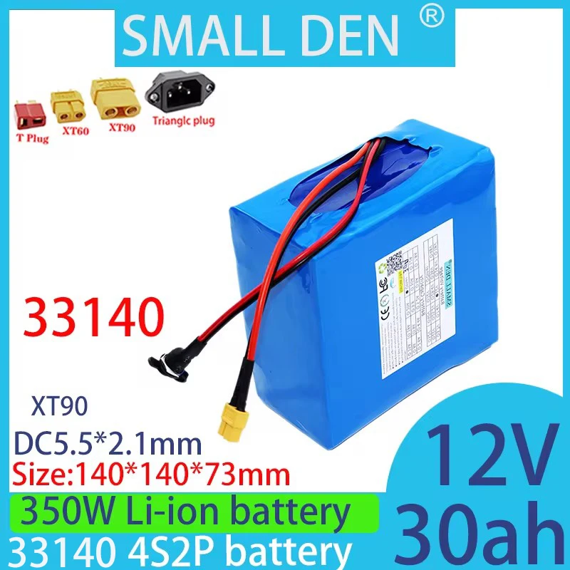 12.8V 30Ah battery pack 4S2P 33140 large capacity built-in same port charging and discharging high-power battery power supply
12.8V 30Ah battery pack 4S2P 33140 large capacity built-in same port charging and discharging high-power battery power supply