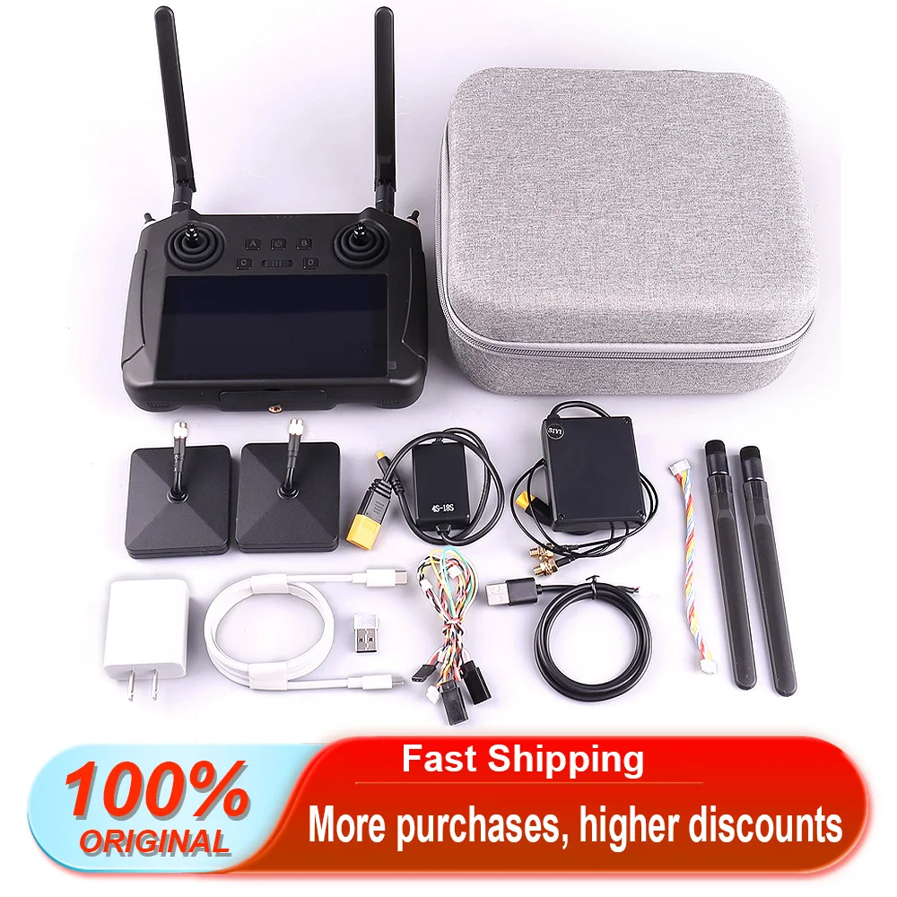 SIYI MK15 remote control handheld wireless 5.5-inch 1080p 60fps 180ms FPV 15KM FCC Certified agriculture drone transmitter
SIYI MK15 remote control handheld wireless 5.5-inch 1080p 60fps 180ms FPV 15KM FCC Certified agriculture drone transmitter