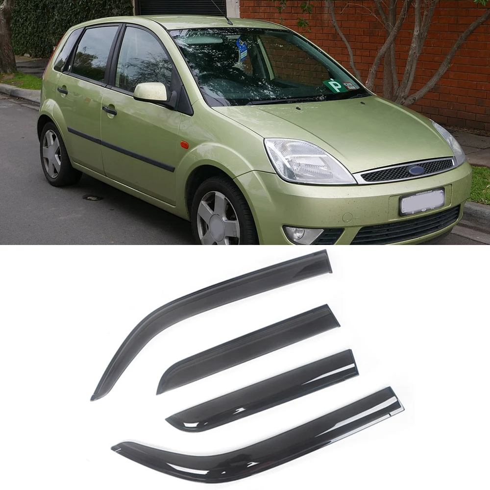 Ветровые дефлекторы для боковых окон автомобиля Ford Fiesta 2002-2016, козырек для двери с защитой от дождя, вентиляционные оттенки, козырек для вентиляции с защитой от темного дыма
Ветровые дефлекторы для боковых окон автомобиля Ford Fiesta 2002-2016, козырек для двери с защитой от дождя, вентиляционные оттенки, козырек для вентиляции с защитой от темного дыма