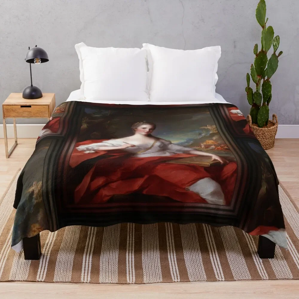 Marie-Genevi¨ve Boudrey As A Muse by Jean-Marc Nattier Throw Blanket Thin Soft Blanket for Summer Night Sleeping
Marie-Genevi¨ve Boudrey As A Muse by Jean-Marc Nattier Throw Blanket Thin Soft Blanket for Summer Night Sleeping