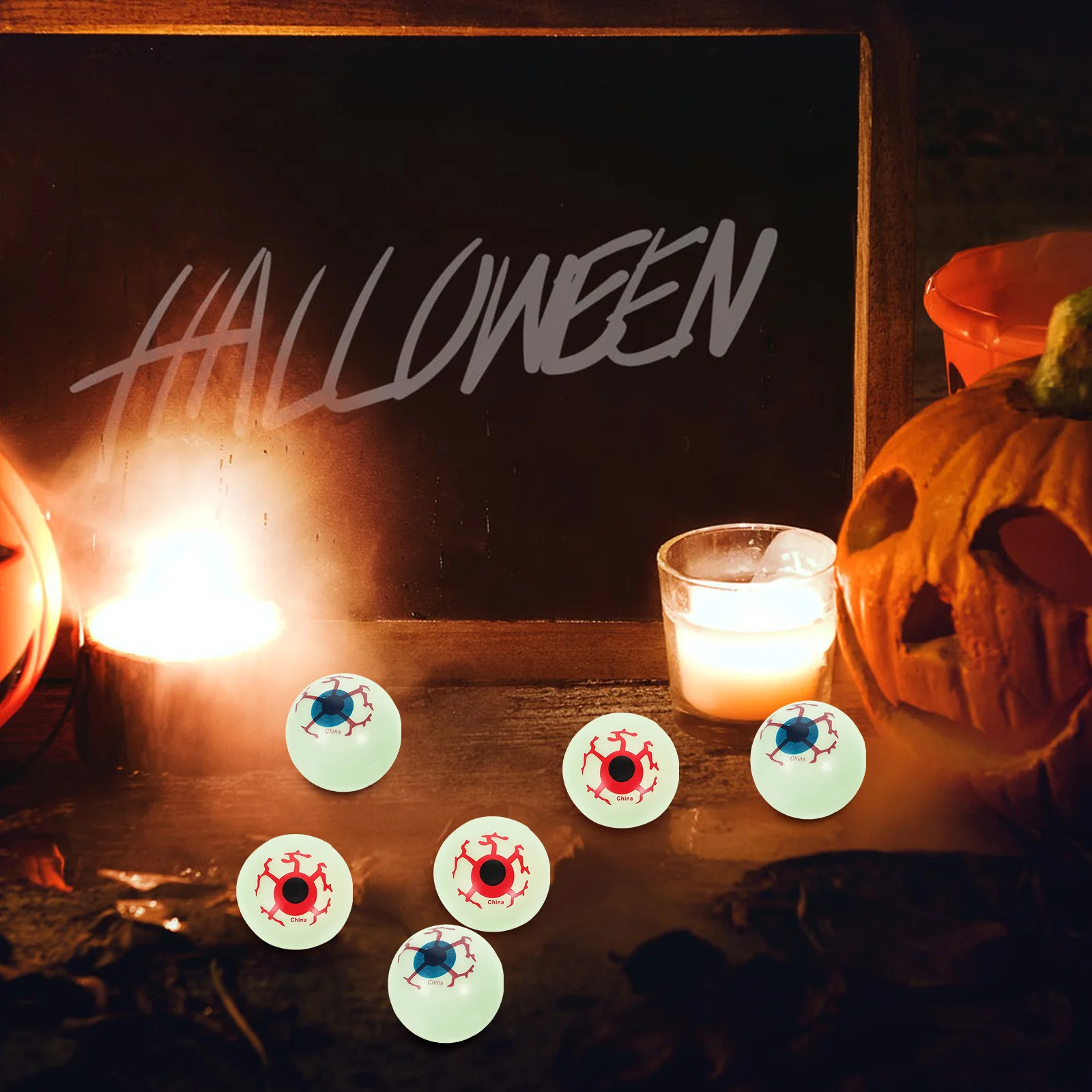 20 Pcs Luminous Eyeball Decorations Eyeballs Prop for Crafts Party Favors Halloween
20 Pcs Luminous Eyeball Decorations Eyeballs Prop for Crafts Party Favors Halloween