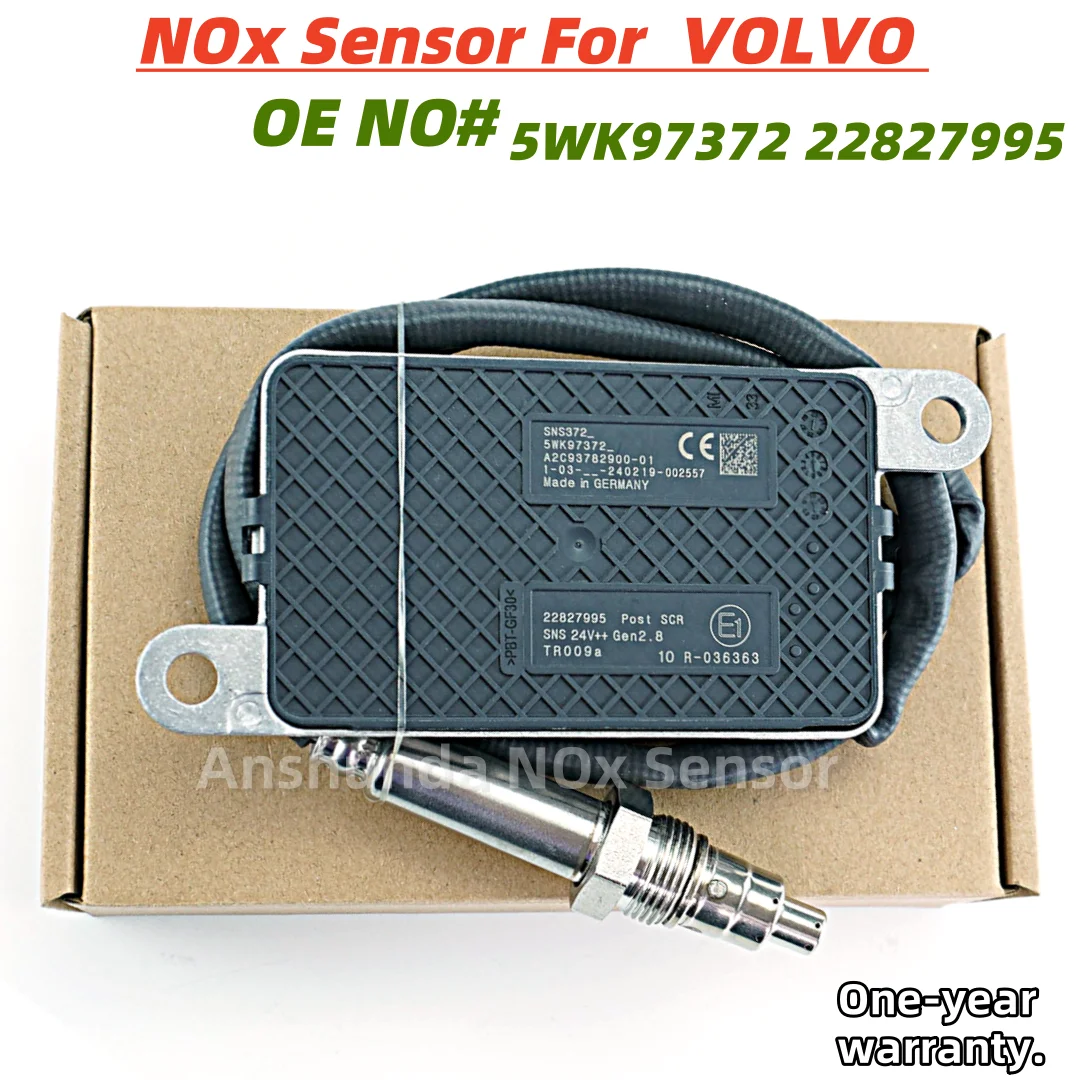22827995 5WK97372 5WK9 7372 Brand New Nitrogen Oxygen Sensor NOx Sensor For Volvo Truck EURO 6 FH4 FM4 24V FE FH FL NH FM
22827995 5WK97372 5WK9 7372 Brand New Nitrogen Oxygen Sensor NOx Sensor For Volvo Truck EURO 6 FH4 FM4 24V FE FH FL NH FM
