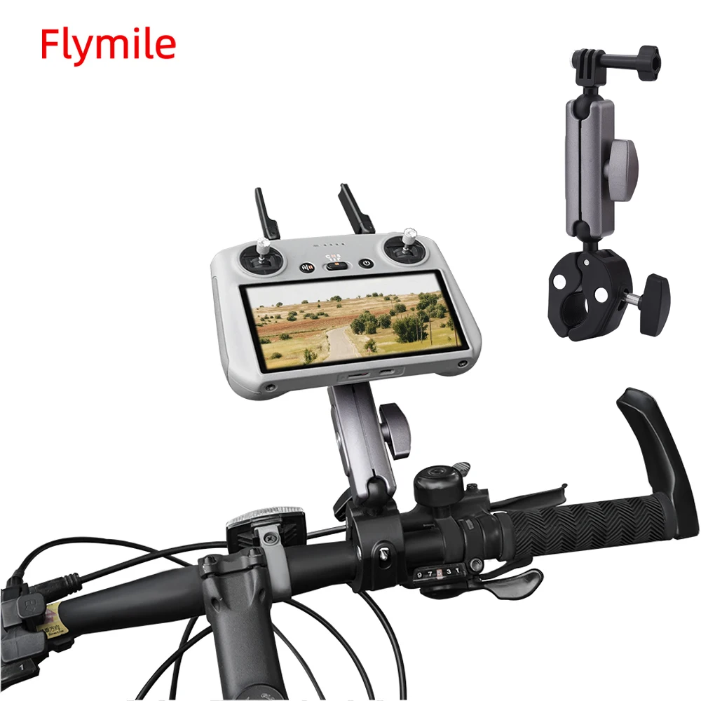 Flymile Bicycle Stands for DJI Mini 4 Pro/Mini 3 Pro/Air 3/Mavic 3 Drone RC/RC 2 Remote Controler Cycling Photography Accessory
Flymile Bicycle Stands for DJI Mini 4 Pro/Mini 3 Pro/Air 3/Mavic 3 Drone RC/RC 2 Remote Controler Cycling Photography Accessory