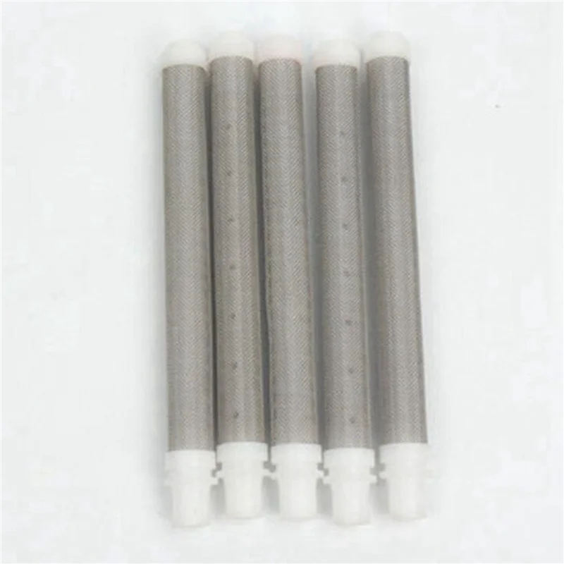 A02F-40Pc Airless Filter 60 Mesh Airless Spray Filter 304 Stainless Steel For Wagner Airless Paint Spray Corrosion Resistance 
A02F-40Pc Airless Filter 60 Mesh Airless Spray Filter 304 Stainless Steel For Wagner Airless Paint Spray Corrosion Resistance
