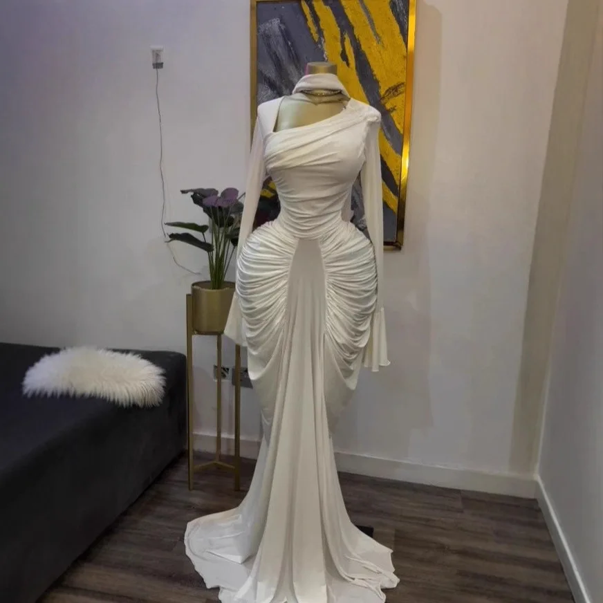 Женское вечернее платье 2026 года, осеннее, новое, с асимметричным воротником, драпировкой, элегантное, модное, длинное, для вечеринок
Женское вечернее платье 2026 года, осеннее, новое, с асимметричным воротником, драпировкой, элегантное, модное, длинное, для вечеринок