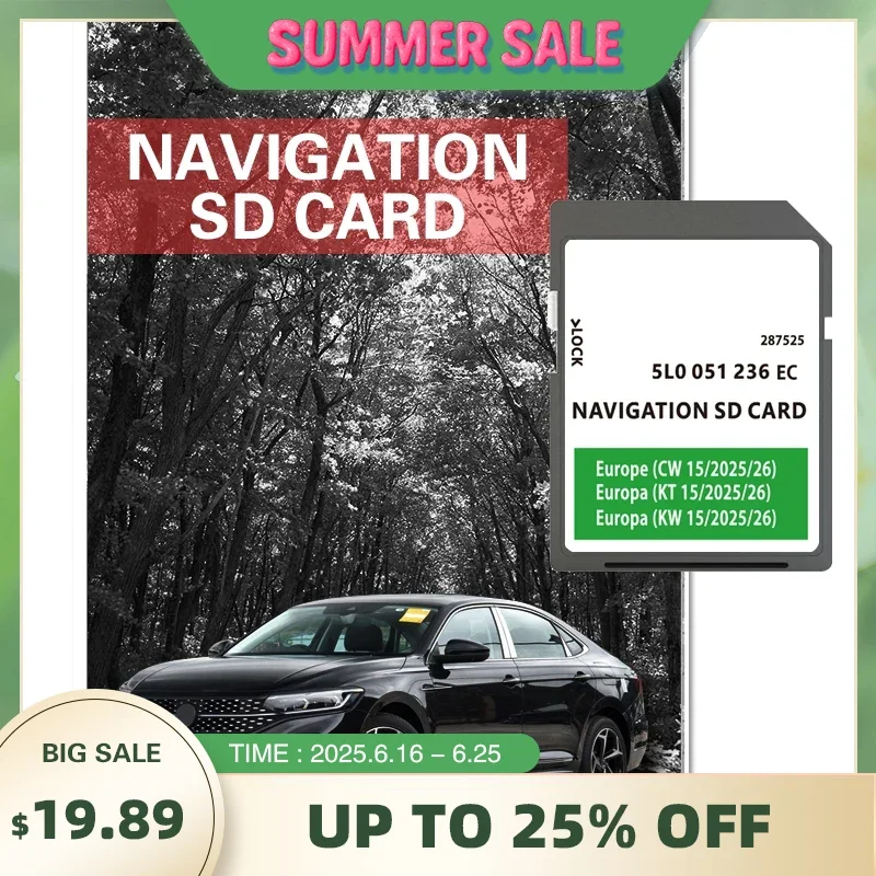 for Skoda Superb III (3V) 2015-2020 Car Discover Media2 SAT NAV SD Card 32GB Europe UK Maps 2025-2026 5L0051236EC Navigation
for Skoda Superb III (3V) 2015-2020 Car Discover Media2 SAT NAV SD Card 32GB Europe UK Maps 2025-2026 5L0051236EC Navigation