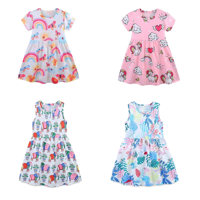 Jumping Meters 3-8T Polyester Summer Princess Girls Dresses All Print Party Birthday Frocks Children's Costume Baby Clothes
Jumping Meters 3-8T Polyester Summer Princess Girls Dresses All Print Party Birthday Frocks Children's Costume Baby Clothes