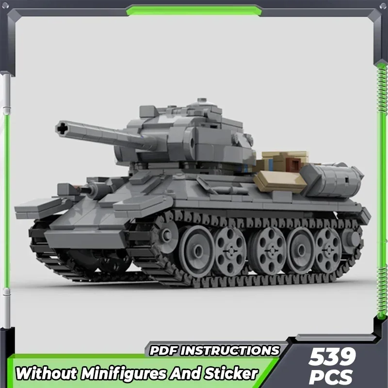 Moc Building Bricks Military Weapon Model Soviet Medium Tank Technology Modular Blocks Gifts Toys For Children DIY Sets Assembly
Moc Building Bricks Military Weapon Model Soviet Medium Tank Technology Modular Blocks Gifts Toys For Children DIY Sets Assembly