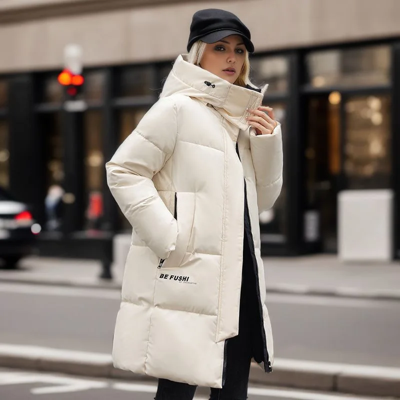 2024 New Winter Women Long Parkas Pockets Thick Warm Hooded Down Cotton Coat Female Loose Puffer Jackets Windproof Snow Overcoat
2024 New Winter Women Long Parkas Pockets Thick Warm Hooded Down Cotton Coat Female Loose Puffer Jackets Windproof Snow Overcoat