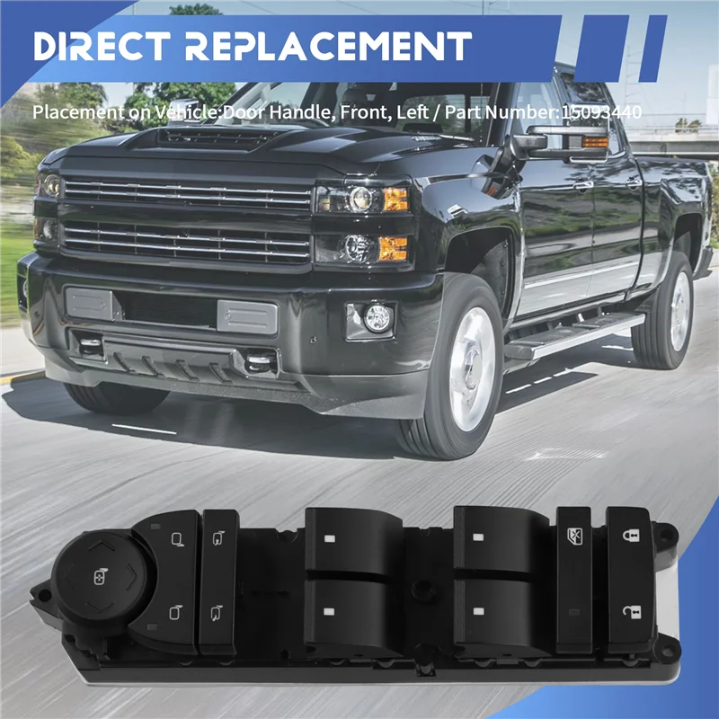 Durable-For Buick Chevy Tahoe GMC Sierra Silverado Yukon Escalade Drivers Side Window Switch 15093440 Window Lift Master Switch
Durable-For Buick Chevy Tahoe GMC Sierra Silverado Yukon Escalade Drivers Side Window Switch 15093440 Window Lift Master Switch