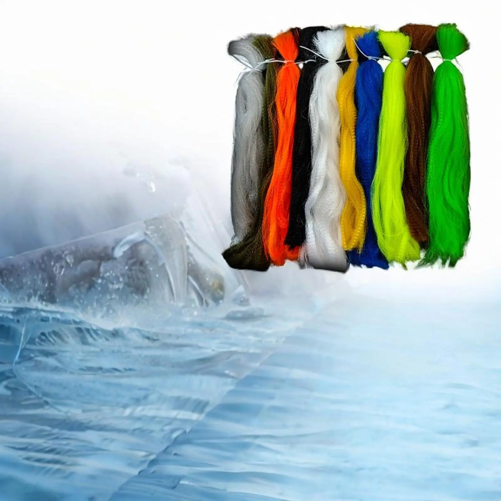 10Pcs Fly Tying Thread Fly Tying Lure Making Material Versatile Fiber Fly Fishing Wire for Trout Striped Grass Bass Carp
10Pcs Fly Tying Thread Fly Tying Lure Making Material Versatile Fiber Fly Fishing Wire for Trout Striped Grass Bass Carp