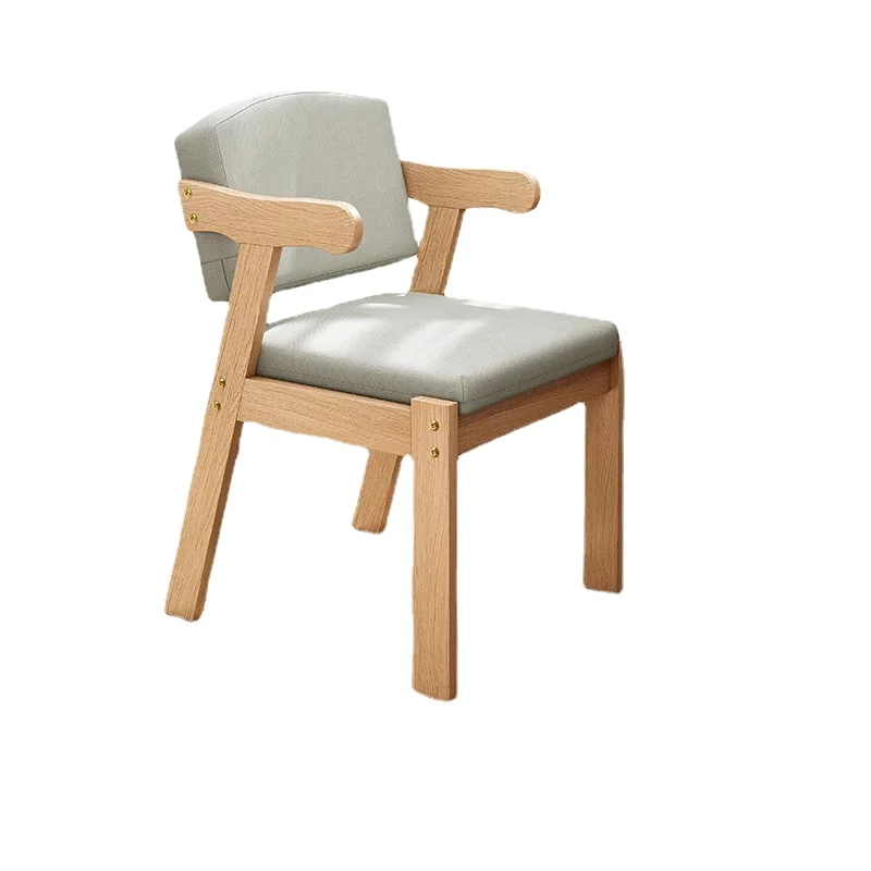 Qf Solid Wood Chair Backrest Desk Chair Simple Computer Chair Dining Chair with Armrest
Qf Solid Wood Chair Backrest Desk Chair Simple Computer Chair Dining Chair with Armrest