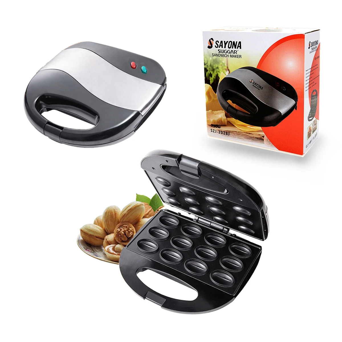 Electric Walnut Cake Maker Waffle Maker 12 Holes Automatic Nuts Maker Non-stick Cook Plates Kitchen Breakfast Machine
Electric Walnut Cake Maker Waffle Maker 12 Holes Automatic Nuts Maker Non-stick Cook Plates Kitchen Breakfast Machine