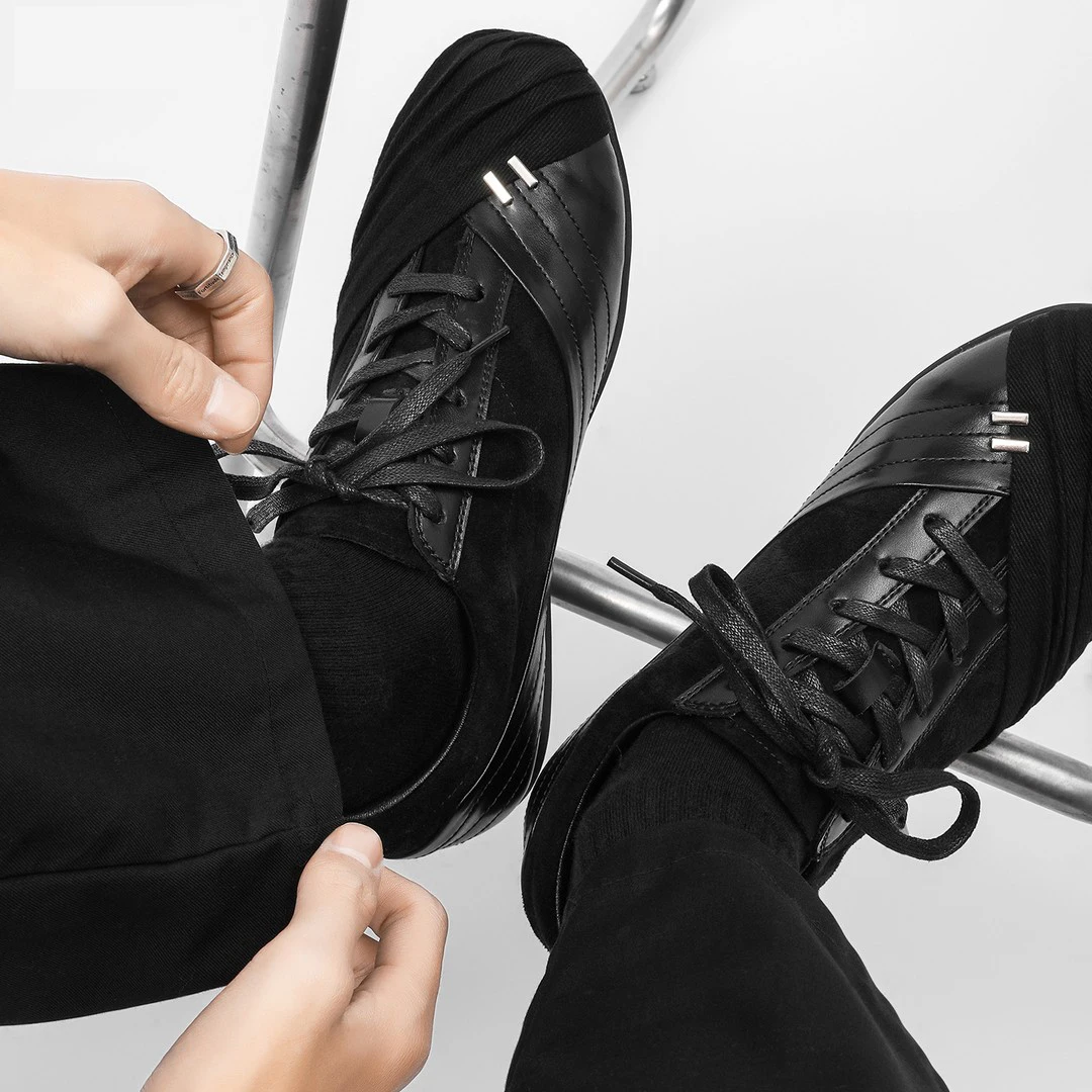 Casual Thin Bottom Deqin Shoes Men's Versatile Commute Retro Boxing Shoes Sloppy Bangs Leisure Leather Shoes for Men
Casual Thin Bottom Deqin Shoes Men's Versatile Commute Retro Boxing Shoes Sloppy Bangs Leisure Leather Shoes for Men