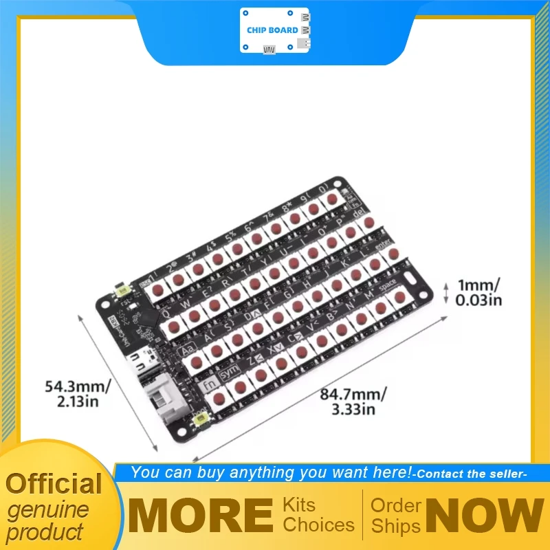 Stack CardKB2 Mini Keyboard, ESP32-C61 WiFi6 BLE, 42 Keys RGB USB-C Portable Input Controller
Stack CardKB2 Mini Keyboard, ESP32-C61 WiFi6 BLE, 42 Keys RGB USB-C Portable Input Controller