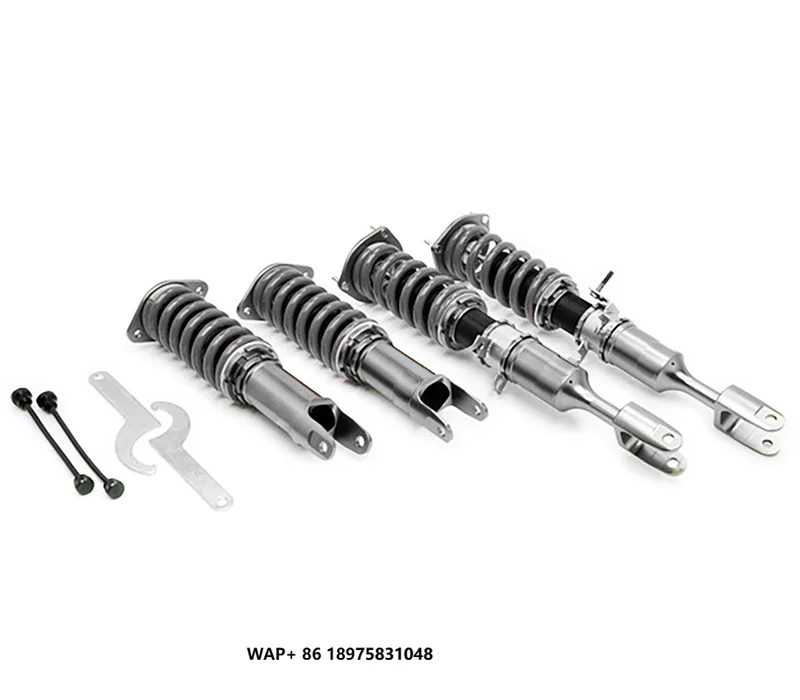 Car Parts 32 Steps Adjustable Mono-tube Coilover Suspension Shock Absorber for 350Z/Fairlady Z Z33 03-08 NSN012
Car Parts 32 Steps Adjustable Mono-tube Coilover Suspension Shock Absorber for 350Z/Fairlady Z Z33 03-08 NSN012