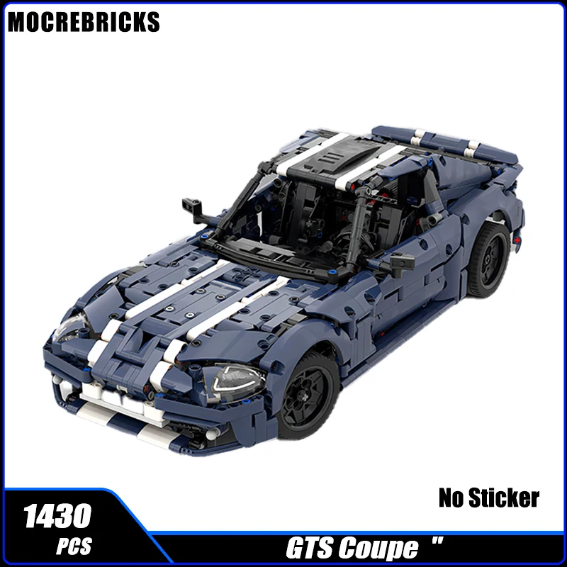 Urban Fast Speed Sports Vehicle GTS Coupe Retro Super Sports Car MOC Building Block Assembly Model Creative Bricks Boy Toy Gifts
Urban Fast Speed Sports Vehicle GTS Coupe Retro Super Sports Car MOC Building Block Assembly Model Creative Bricks Boy Toy Gifts