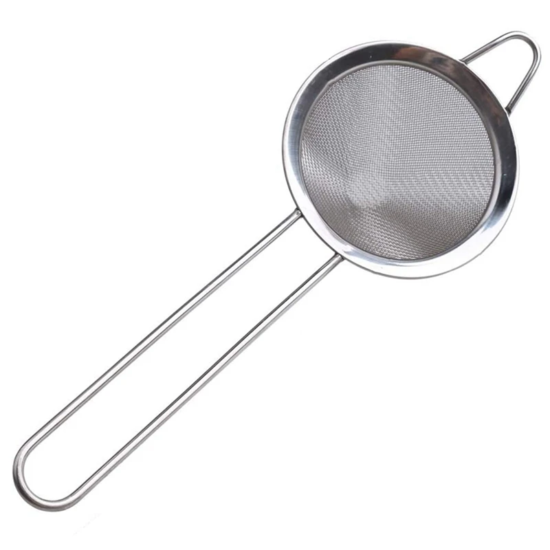 ABUG-Tea Strainer, 3.3 Inch Fine Mesh Sieve Strainer Stainless Steel Mesh Strainer With Handle For Strain Drain And Rinse
ABUG-Tea Strainer, 3.3 Inch Fine Mesh Sieve Strainer Stainless Steel Mesh Strainer With Handle For Strain Drain And Rinse