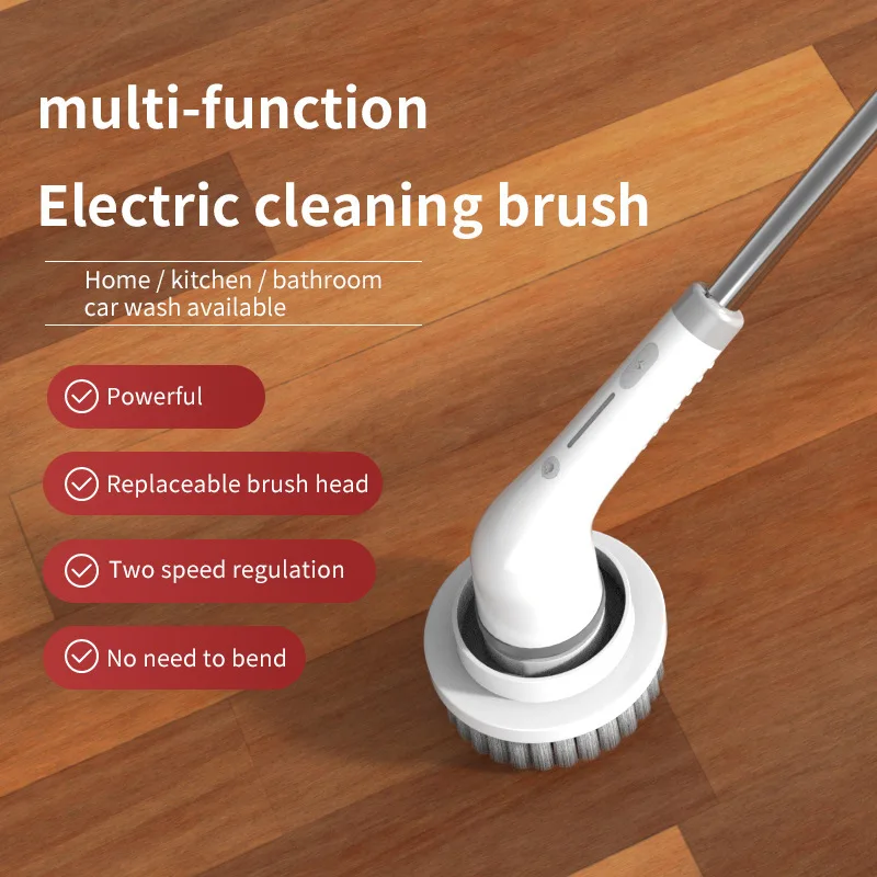 New 8 in 1 Wireless Electric Cleaning Brush Long Handle Retractable Bathroom Toilet Floor Electric Brush Electric Mop
New 8 in 1 Wireless Electric Cleaning Brush Long Handle Retractable Bathroom Toilet Floor Electric Brush Electric Mop