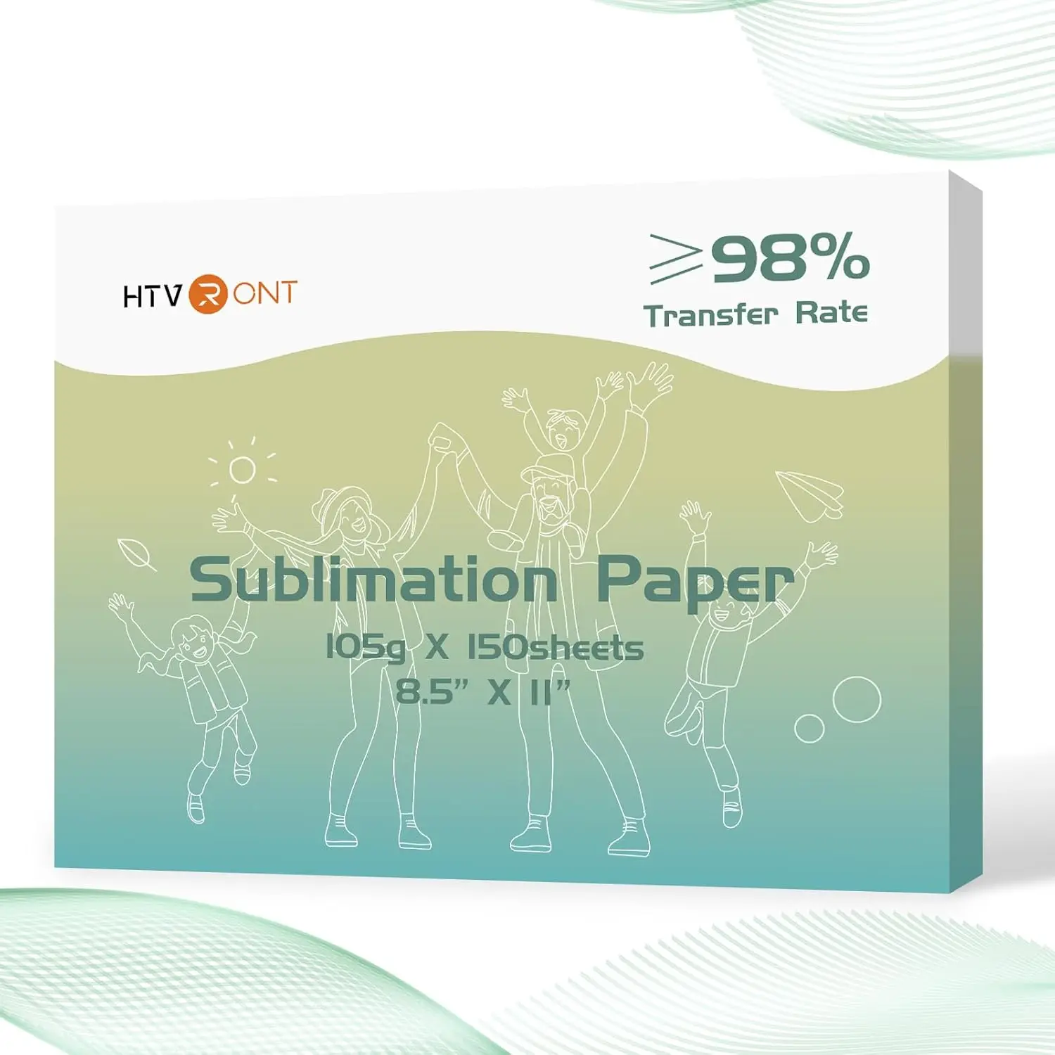 Sublimation Paper 8.5x11 Inches 150 Sheets 105g for Tumblers Mugs T-Shirts with High Ink Release
Sublimation Paper 8.5x11 Inches 150 Sheets 105g for Tumblers Mugs T-Shirts with High Ink Release