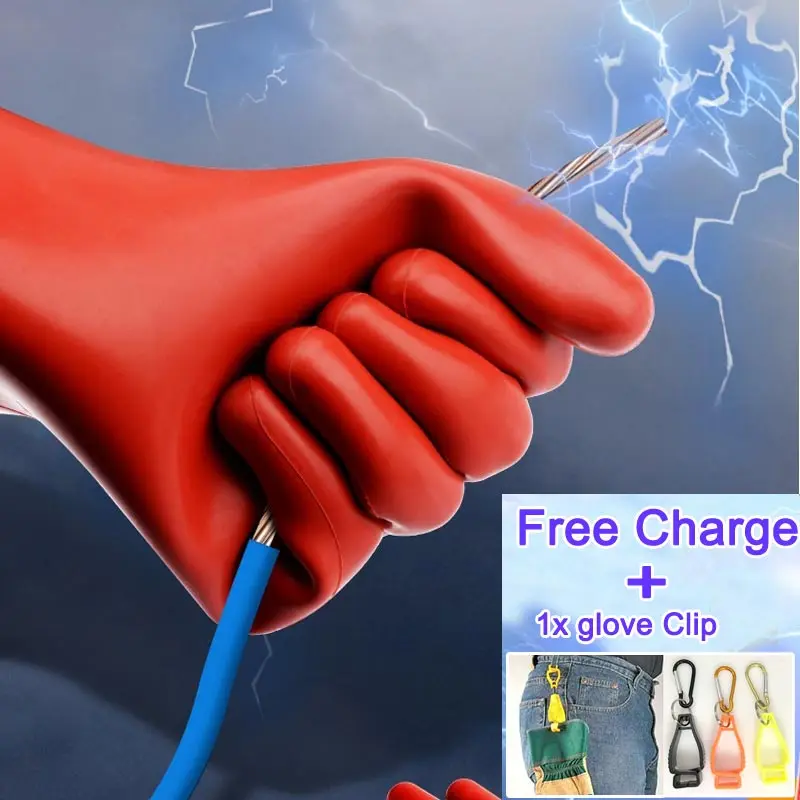 The New 12KV Insulating Gloves with Clip Natural Rubber Electrical Insulated Work Glove Leakage Prevention Safety Gloves
The New 12KV Insulating Gloves with Clip Natural Rubber Electrical Insulated Work Glove Leakage Prevention Safety Gloves