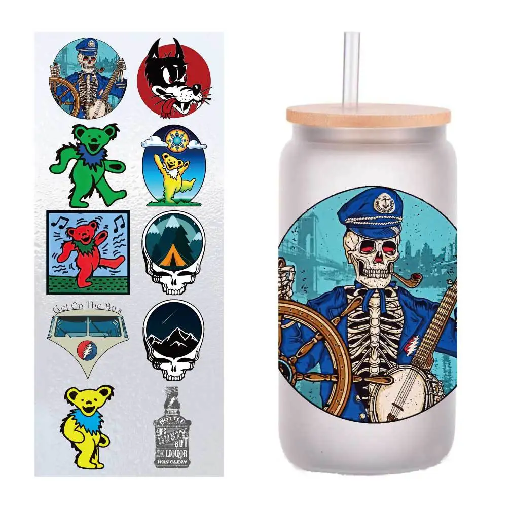 10 шт./упак. Grateful Dead Band Rock UV Transfer Sticker Crystal Label DIY Cup Sticker на заказ четыре дюйма
10 шт./упак. Grateful Dead Band Rock UV Transfer Sticker Crystal Label DIY Cup Sticker на заказ четыре дюйма
