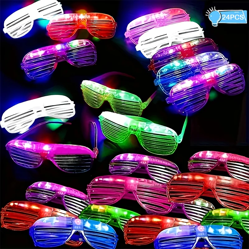 LED Glasses for Parties Pack of 24/30/60 Illuminate in the Dark Random Colors Party Supplies
LED Glasses for Parties Pack of 24/30/60 Illuminate in the Dark Random Colors Party Supplies