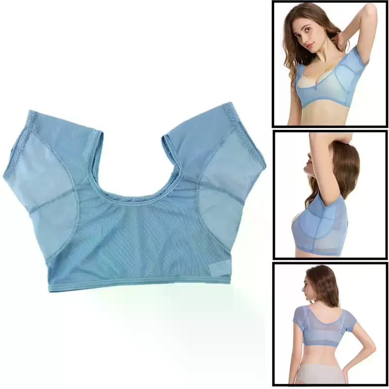 Transparent Sweat Absorbing Clothes Mesh Ultra-thin Quick-drying Chest Wrap Vest Washable Underarm Sweat Pads T-shirt Women
Transparent Sweat Absorbing Clothes Mesh Ultra-thin Quick-drying Chest Wrap Vest Washable Underarm Sweat Pads T-shirt Women