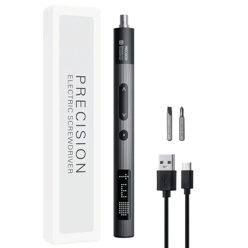 4 in 1 Precision Electric Screwdriver Set With 2 Magnetic Bits And LED Light Professional Repair Tools for iPhone Camera Watch
4 in 1 Precision Electric Screwdriver Set With 2 Magnetic Bits And LED Light Professional Repair Tools for iPhone Camera Watch