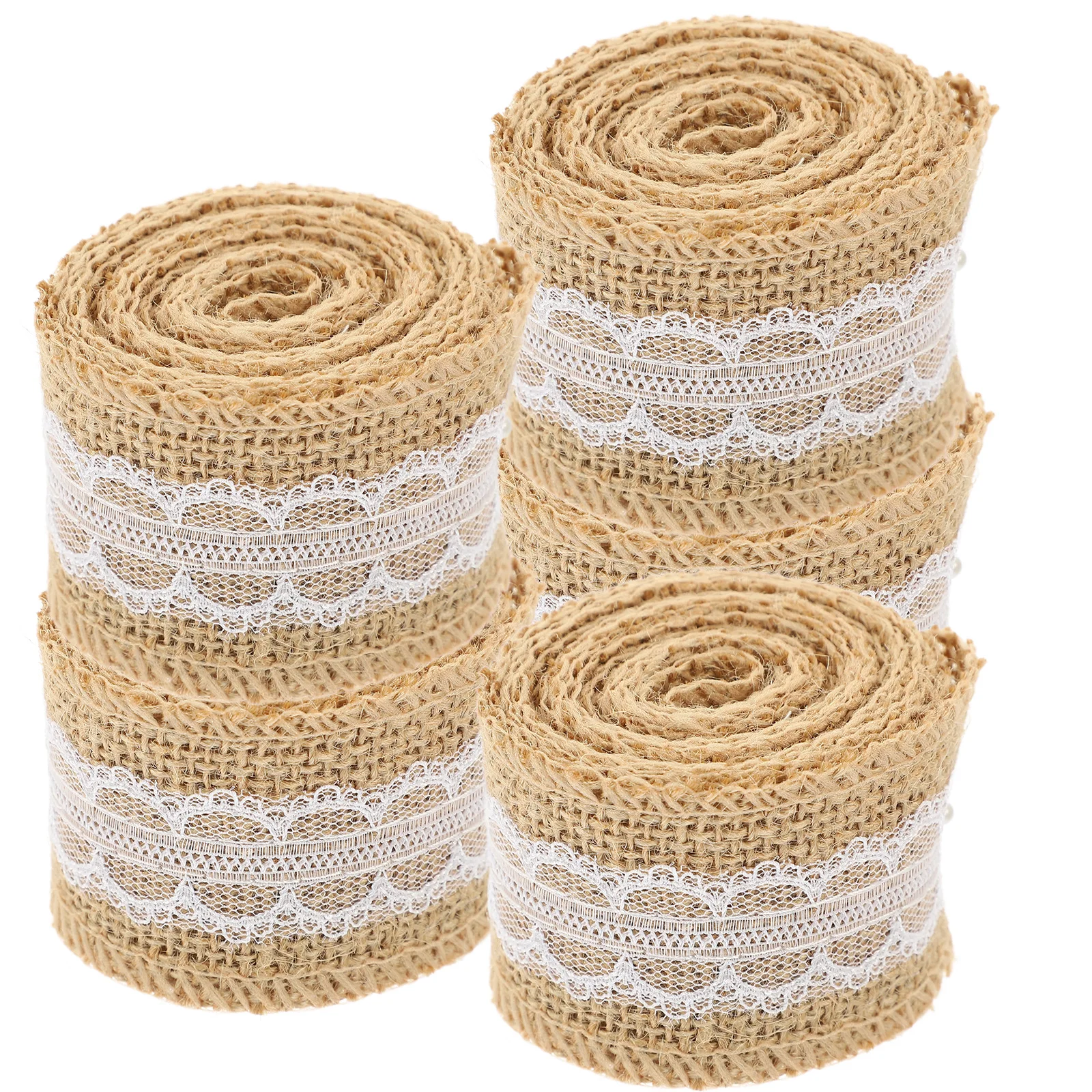 5 Rolls Decorate Lace Linen Sewing Ribbon Jute Decoration Natural Fabric Crafts
5 Rolls Decorate Lace Linen Sewing Ribbon Jute Decoration Natural Fabric Crafts