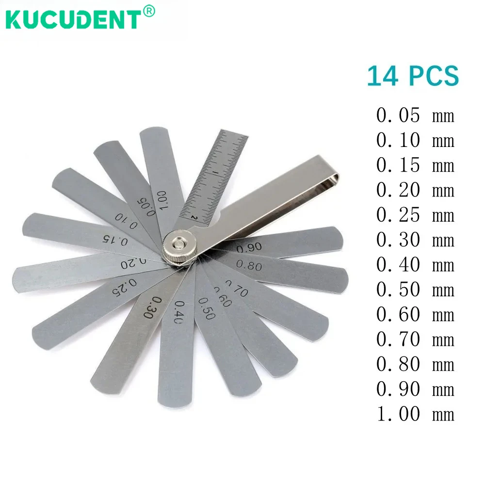 Dental Interproximal Reduction Gauge Ruler Orthodontic Treatment Tools 0.1-0.5 MM IPR Tooth Gap Measuring Ruler Stainless Steel
Dental Interproximal Reduction Gauge Ruler Orthodontic Treatment Tools 0.1-0.5 MM IPR Tooth Gap Measuring Ruler Stainless Steel
