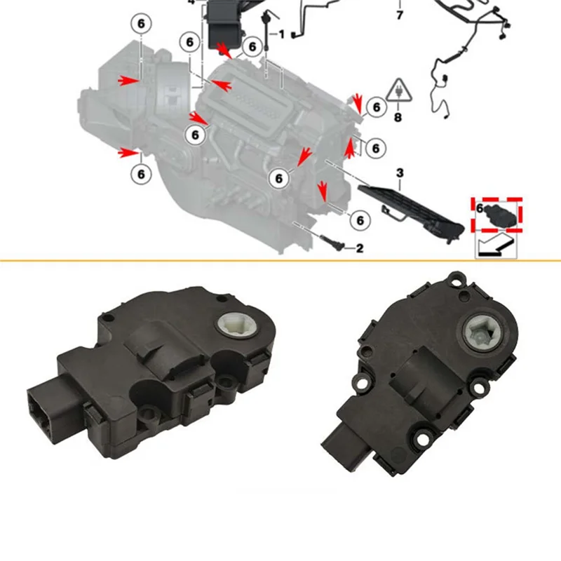AB56-Car HVAC Air Door Actuator A/C Servo Motor Evaporator Motor For BMW X1 X3 X4 X5 X6 F48 F25 F26 F15 F16
AB56-Car HVAC Air Door Actuator A/C Servo Motor Evaporator Motor For BMW X1 X3 X4 X5 X6 F48 F25 F26 F15 F16