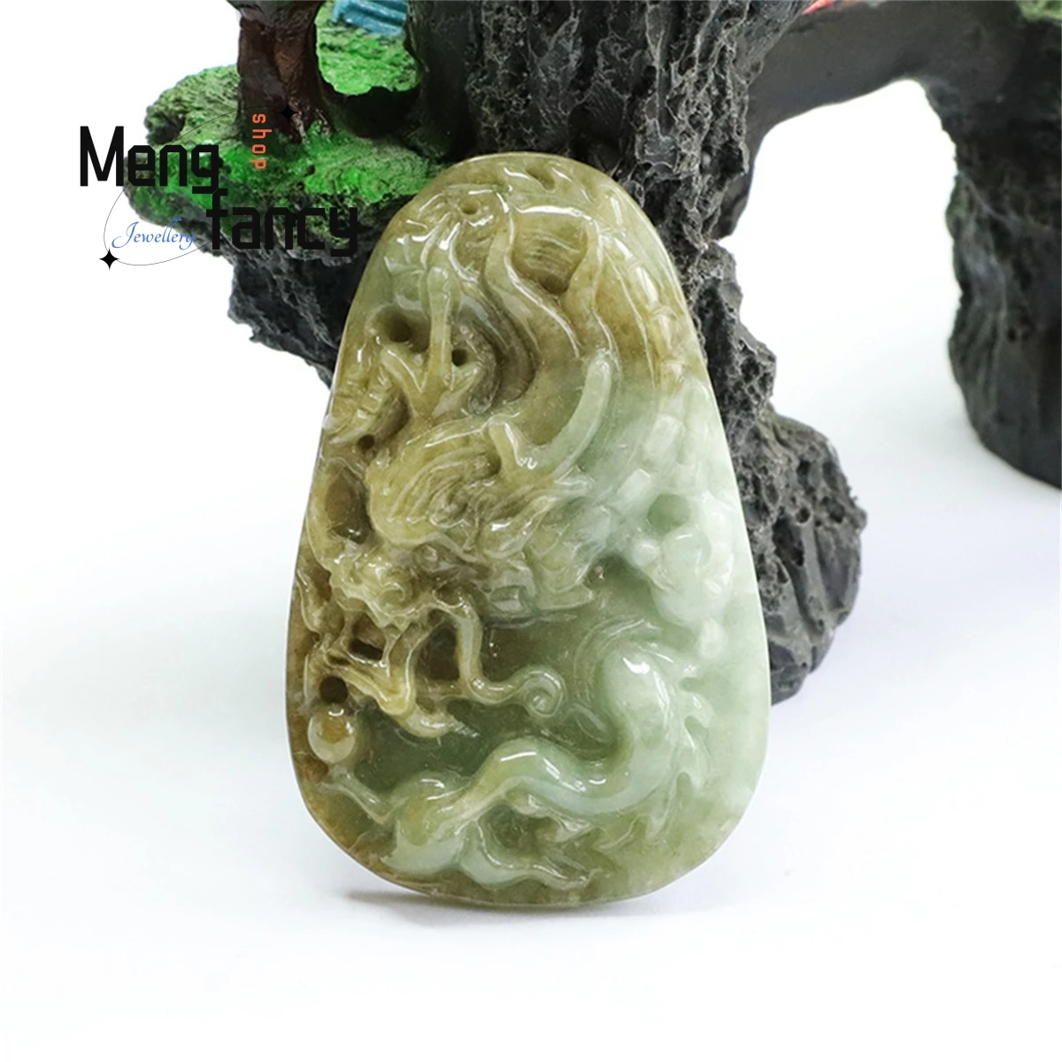 Natural Myanmar Jadeite Yellow Green Pretty Dragon Charm Pendant Simple Elegant Personalized Versatile Exquisite Fashion Jewelry
Natural Myanmar Jadeite Yellow Green Pretty Dragon Charm Pendant Simple Elegant Personalized Versatile Exquisite Fashion Jewelry